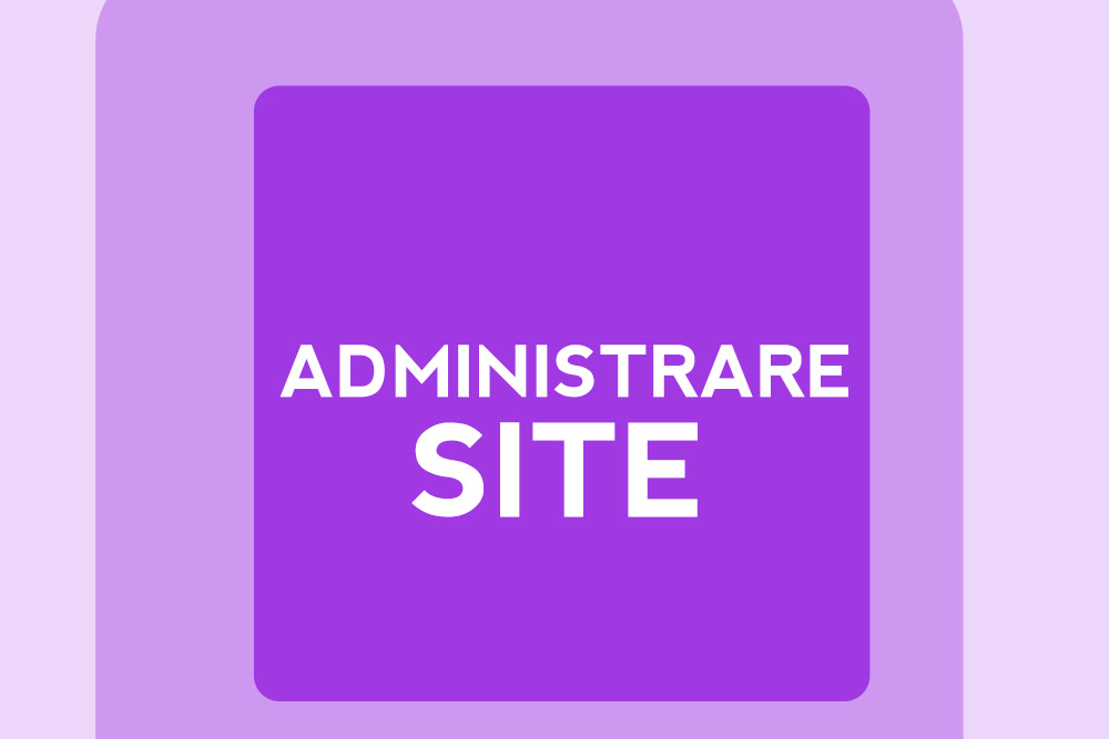 Administrare site